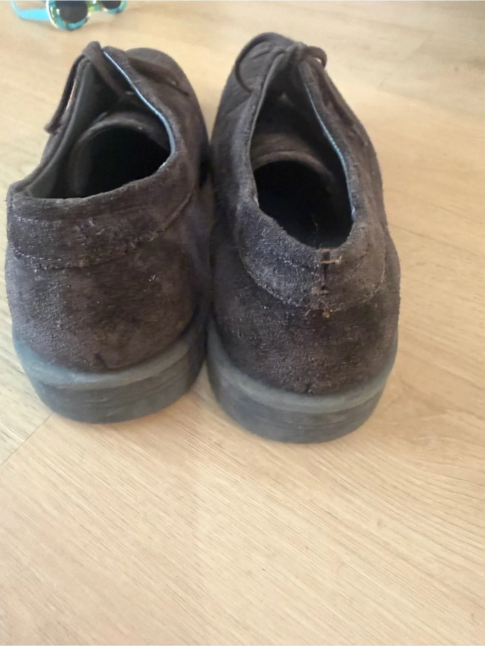 Calvin Klein Men’s Dark Brown Suede Derby Shoes